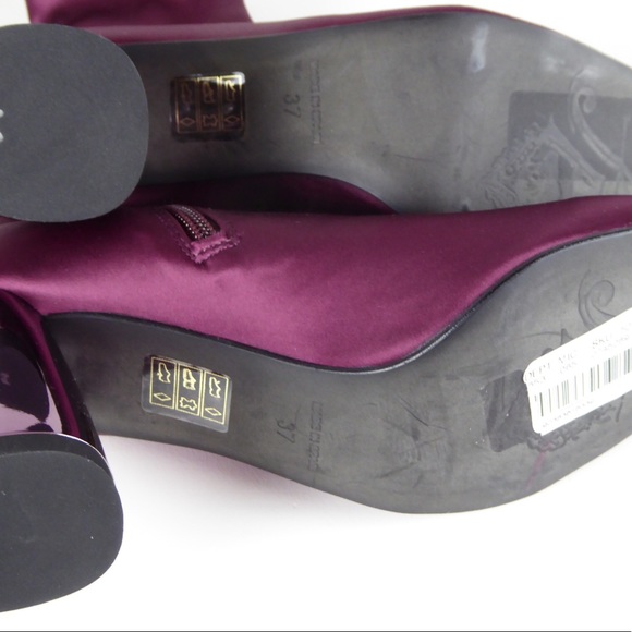 Free People Sock Bootie Boot Metallic Mirror Heel NEW - Picture 2 of 7